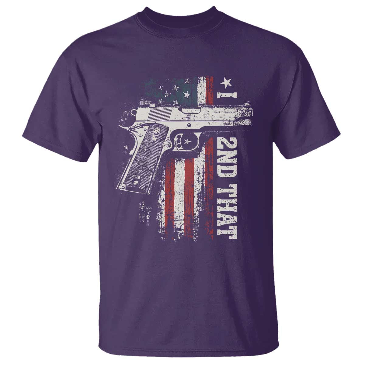 I 2nd That Second Amendment T Shirt Pro Gun American Flag Patriotic - Wonder Print Shop