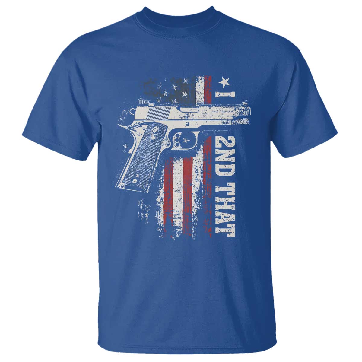 I 2nd That Second Amendment T Shirt Pro Gun American Flag Patriotic - Wonder Print Shop