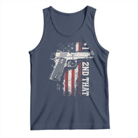 I 2nd That Second Amendment Tank Top Pro Gun American Flag Patriotic - Wonder Print Shop