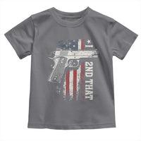 I 2nd That Second Amendment Toddler T Shirt Pro Gun American Flag Patriotic - Wonder Print Shop