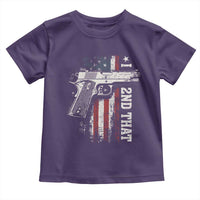 I 2nd That Second Amendment Toddler T Shirt Pro Gun American Flag Patriotic - Wonder Print Shop