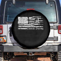 Funny Pro Gun Celebrate Diversity Spare Tire Cover 2nd Amendment Vintage American Flag - Wonder Print Shop