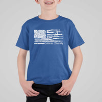 Funny Pro Gun Celebrate Diversity T Shirt For Kid 2nd Amendment Vintage American Flag - Wonder Print Shop