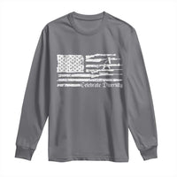 Funny Pro Gun Celebrate Diversity Long Sleeve Shirt 2nd Amendment Vintage American Flag - Wonder Print Shop