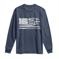 Funny Pro Gun Celebrate Diversity Long Sleeve Shirt 2nd Amendment Vintage American Flag - Wonder Print Shop