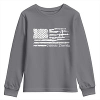 Funny Pro Gun Celebrate Diversity Youth Sweatshirt 2nd Amendment Vintage American Flag - Wonder Print Shop