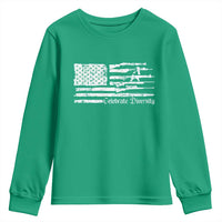Funny Pro Gun Celebrate Diversity Youth Sweatshirt 2nd Amendment Vintage American Flag - Wonder Print Shop