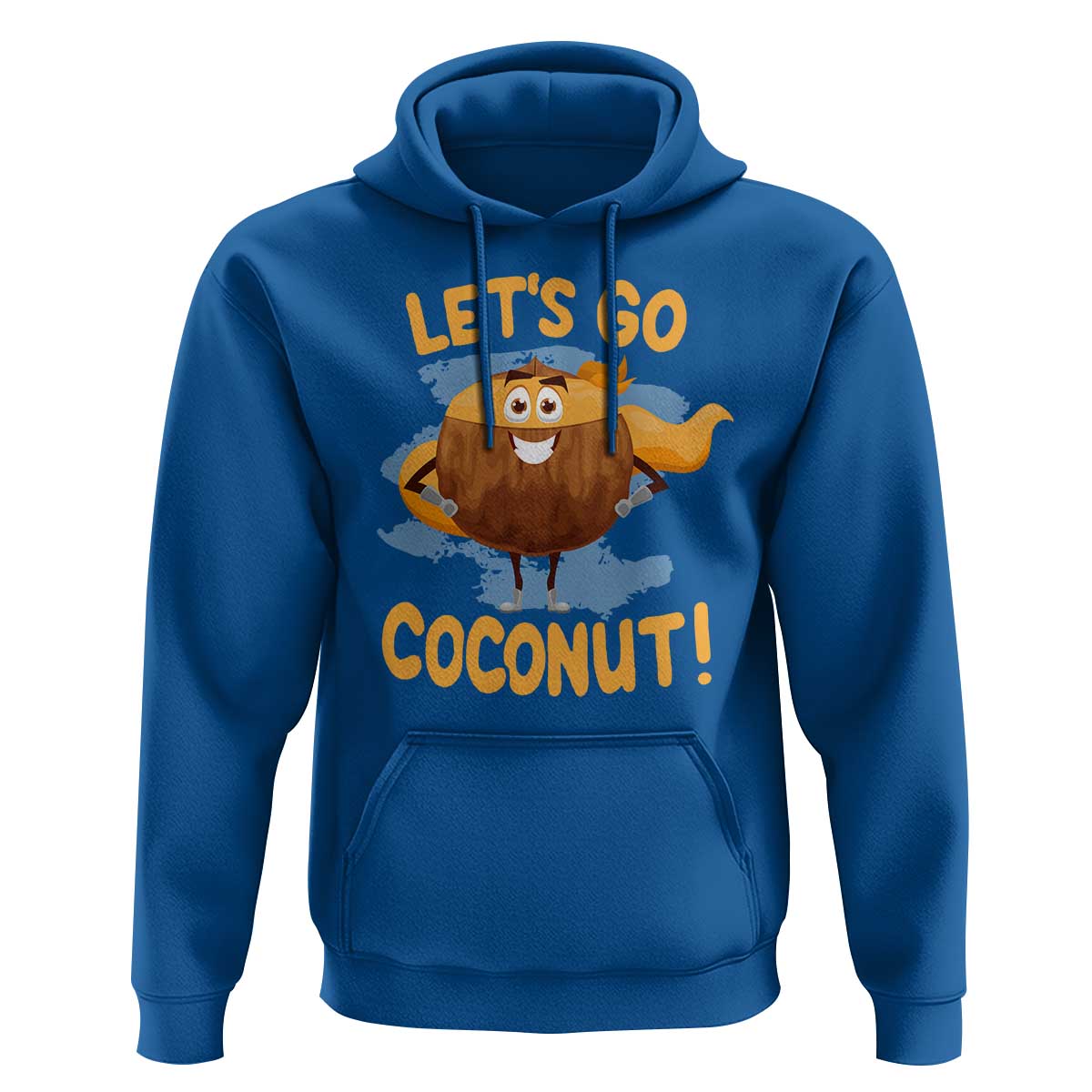 Funny Super Sommer Coconuts Hoodie Let's Go Coconut Hero - Wonder Print Shop