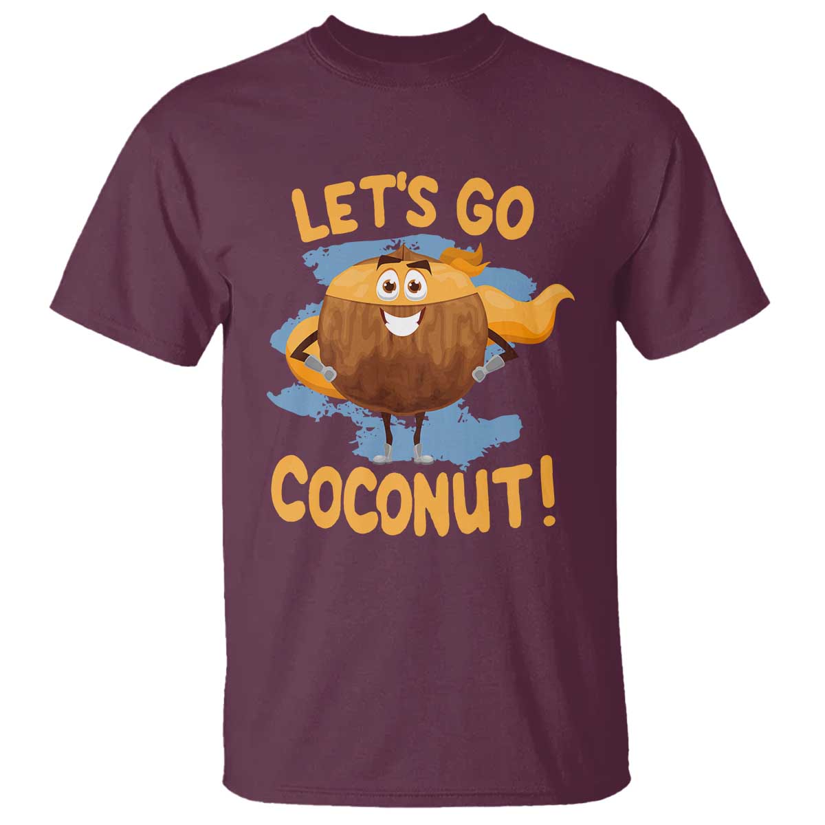 Funny Super Sommer Coconuts T Shirt Let's Go Coconut Hero - Wonder Print Shop
