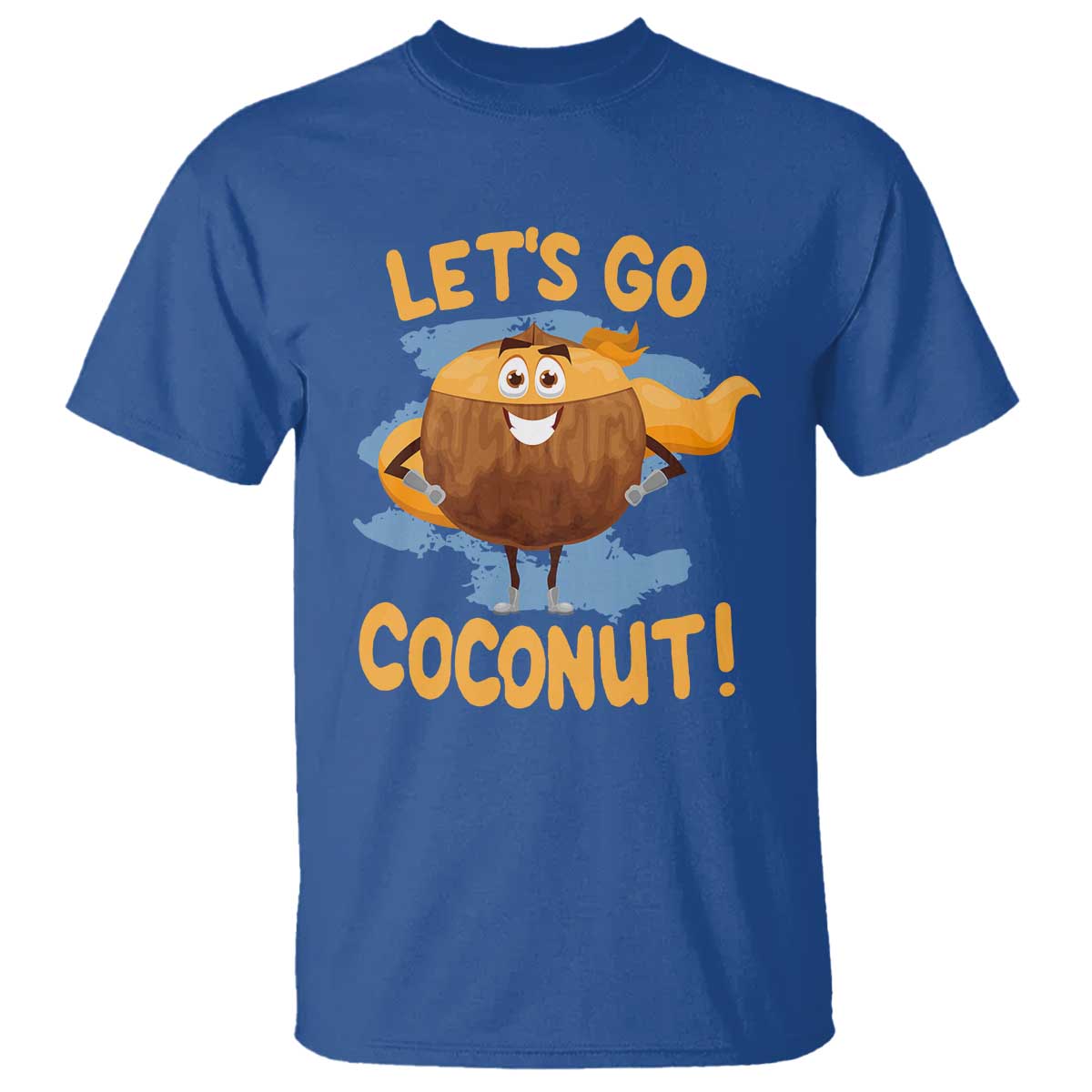 Funny Super Sommer Coconuts T Shirt Let's Go Coconut Hero - Wonder Print Shop