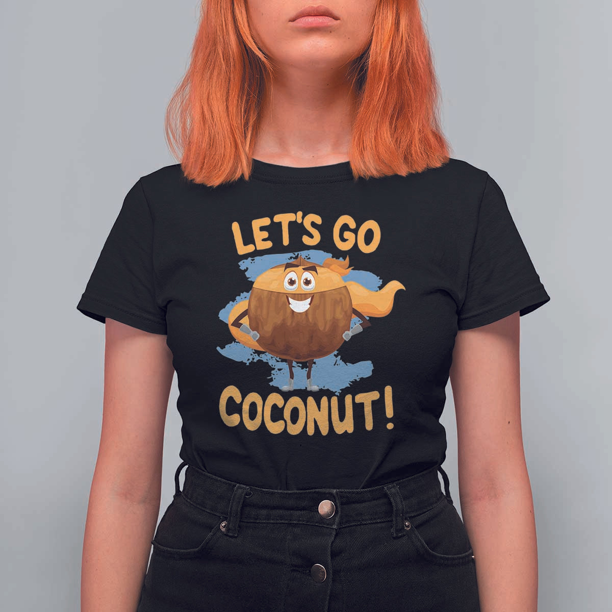 Funny Super Sommer Coconuts T Shirt For Women Let's Go Coconut Hero - Wonder Print Shop