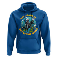 Funny Back To School Space Hoodie 2ND Grade Is Out Of This World Dinosaur Astronaut Planet - Wonder Print Shop