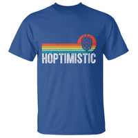 Funny Hops Craft Beer Lover T Shirt Hoptimistic Retro Vintage Home Brewing - Wonder Print Shop