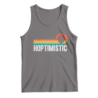 Funny Hops Craft Beer Lover Tank Top Hoptimistic Retro Vintage Home Brewing - Wonder Print Shop