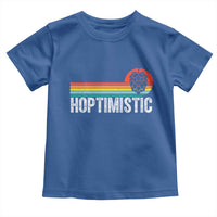 Funny Hops Craft Beer Lover Toddler T Shirt Hoptimistic Retro Vintage Home Brewing - Wonder Print Shop