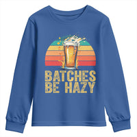 Funny Batches Be Hazy Youth Sweatshirt Craft Beer For Home Brewing - Wonder Print Shop