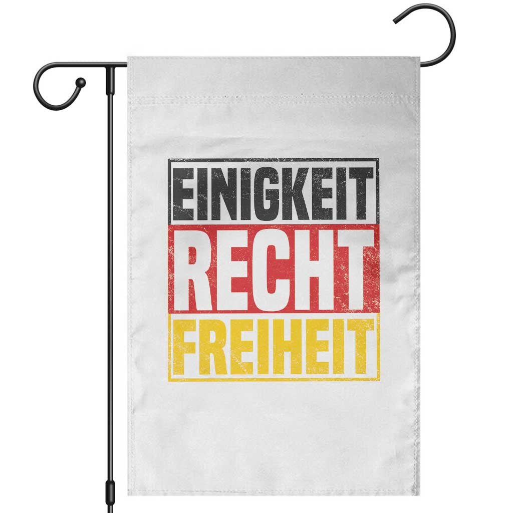 Proud Germany Garden Flag Einigkeit Recht Freiheit German Flag - Wonder Print Shop