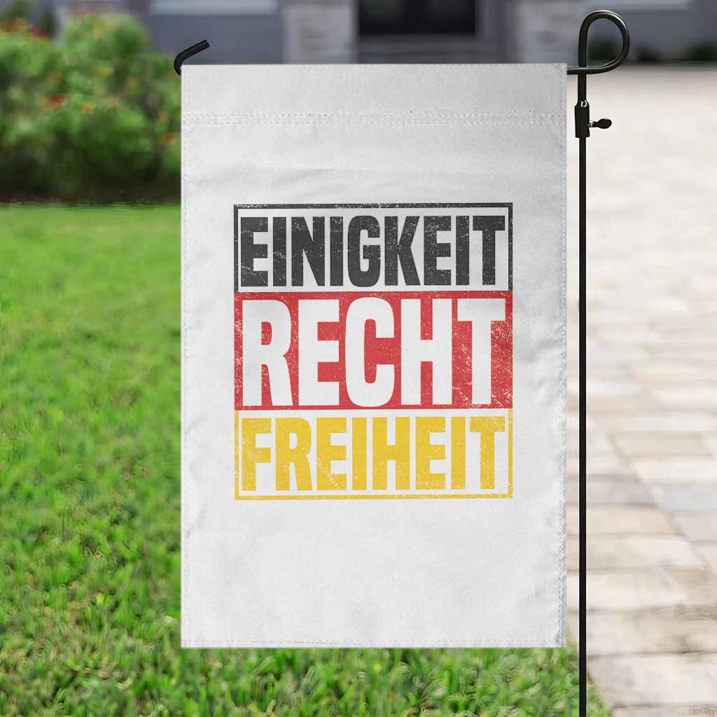 Proud Germany Garden Flag Einigkeit Recht Freiheit German Flag - Wonder Print Shop