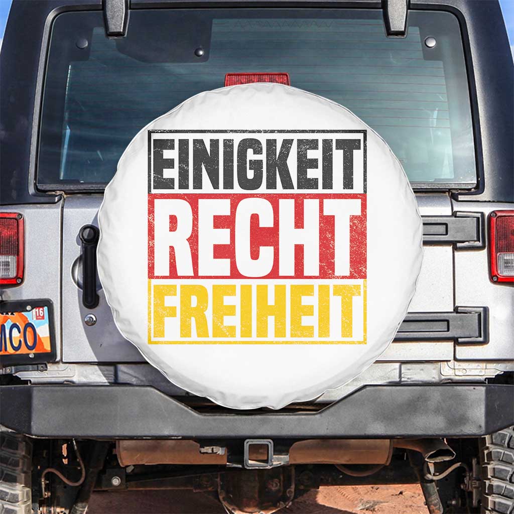 Proud Germany Spare Tire Cover Einigkeit Recht Freiheit German Flag - Wonder Print Shop