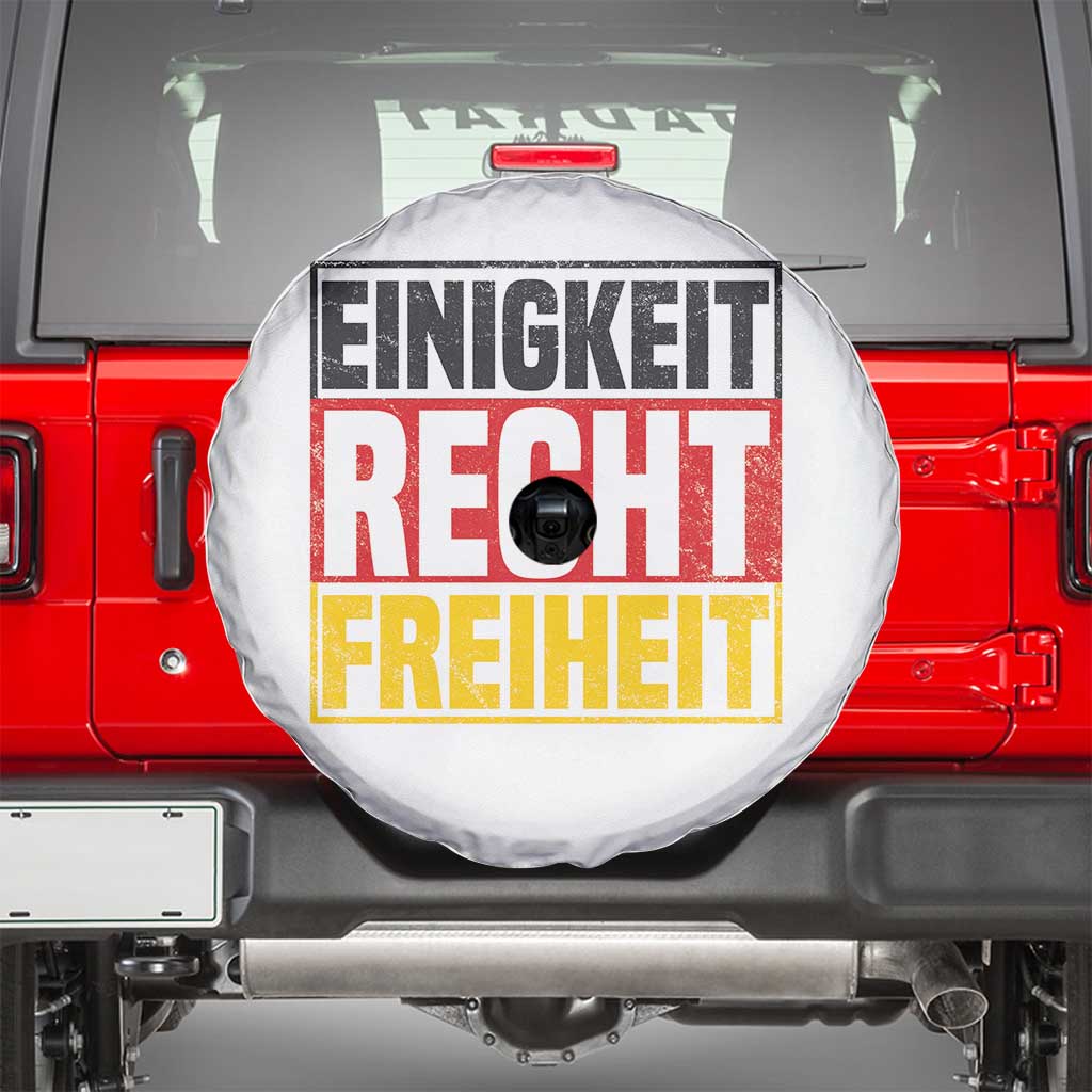 Proud Germany Spare Tire Cover Einigkeit Recht Freiheit German Flag - Wonder Print Shop