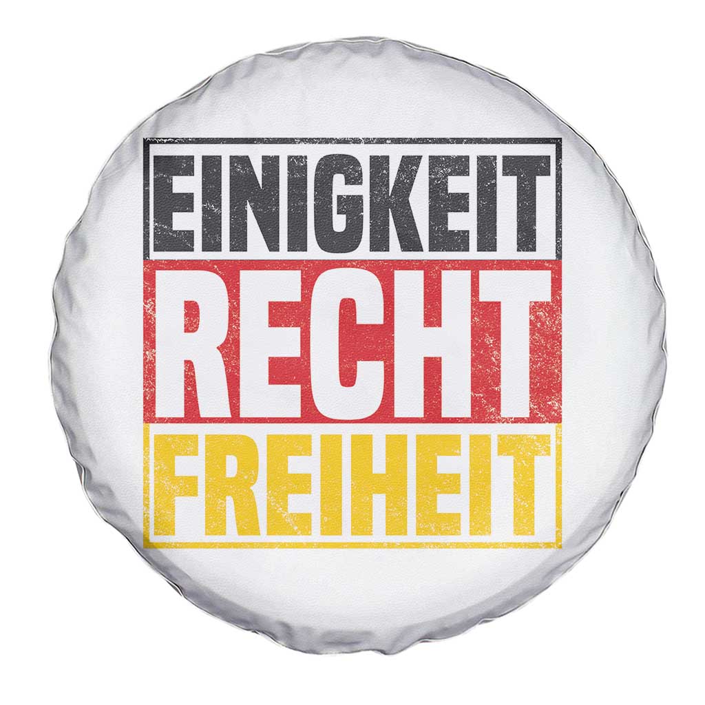Proud Germany Spare Tire Cover Einigkeit Recht Freiheit German Flag - Wonder Print Shop