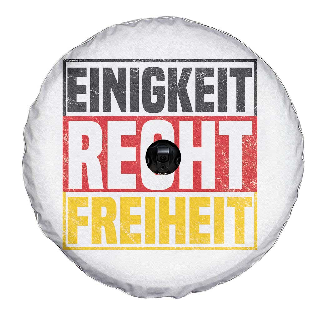 Proud Germany Spare Tire Cover Einigkeit Recht Freiheit German Flag - Wonder Print Shop