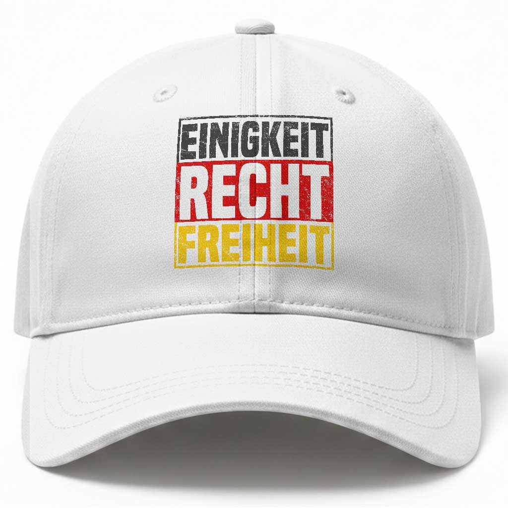 Proud Germany Baseball Cap Einigkeit Recht Freiheit German Flag