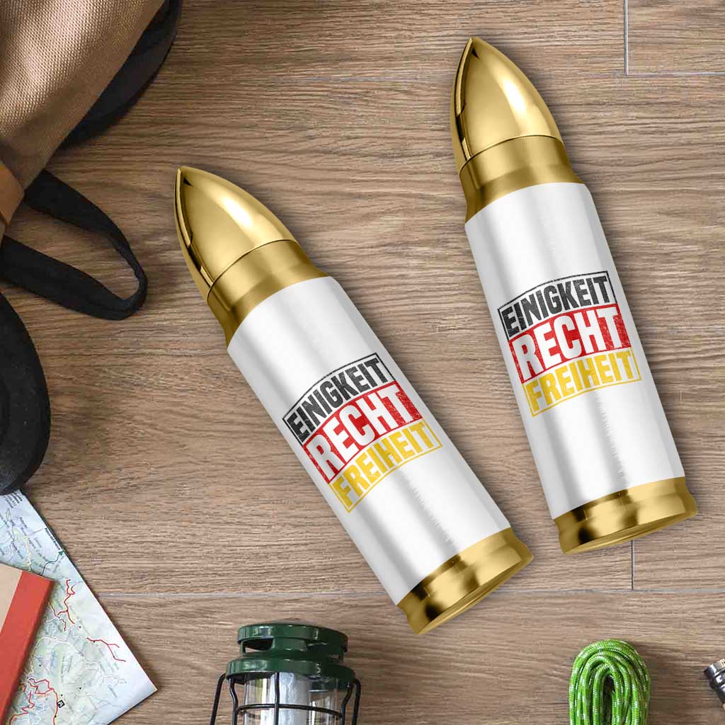 Proud Germany Bullet Tumbler Einigkeit Recht Freiheit German Flag - Wonder Print Shop