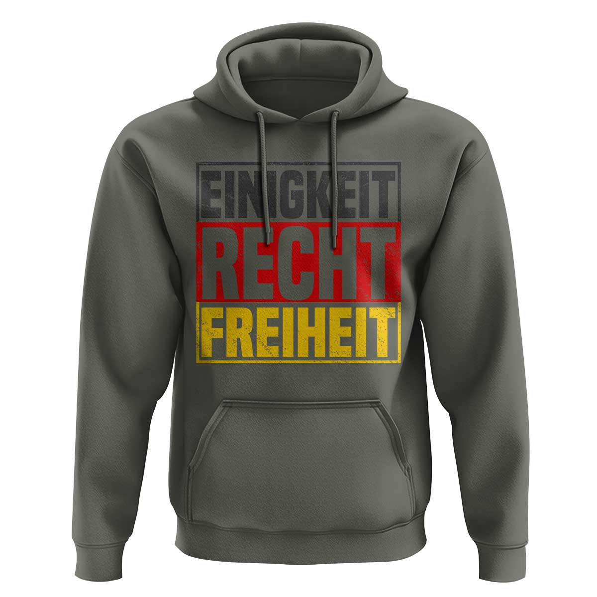 Proud Germany Hoodie Einigkeit Recht Freiheit German Flag - Wonder Print Shop
