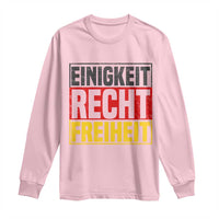 Proud Germany Long Sleeve Shirt Einigkeit Recht Freiheit German Flag - Wonder Print Shop