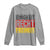 Proud Germany Long Sleeve Shirt Einigkeit Recht Freiheit German Flag - Wonder Print Shop