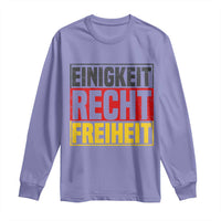 Proud Germany Long Sleeve Shirt Einigkeit Recht Freiheit German Flag - Wonder Print Shop