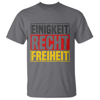 Proud Germany T Shirt Einigkeit Recht Freiheit German Flag - Wonder Print Shop