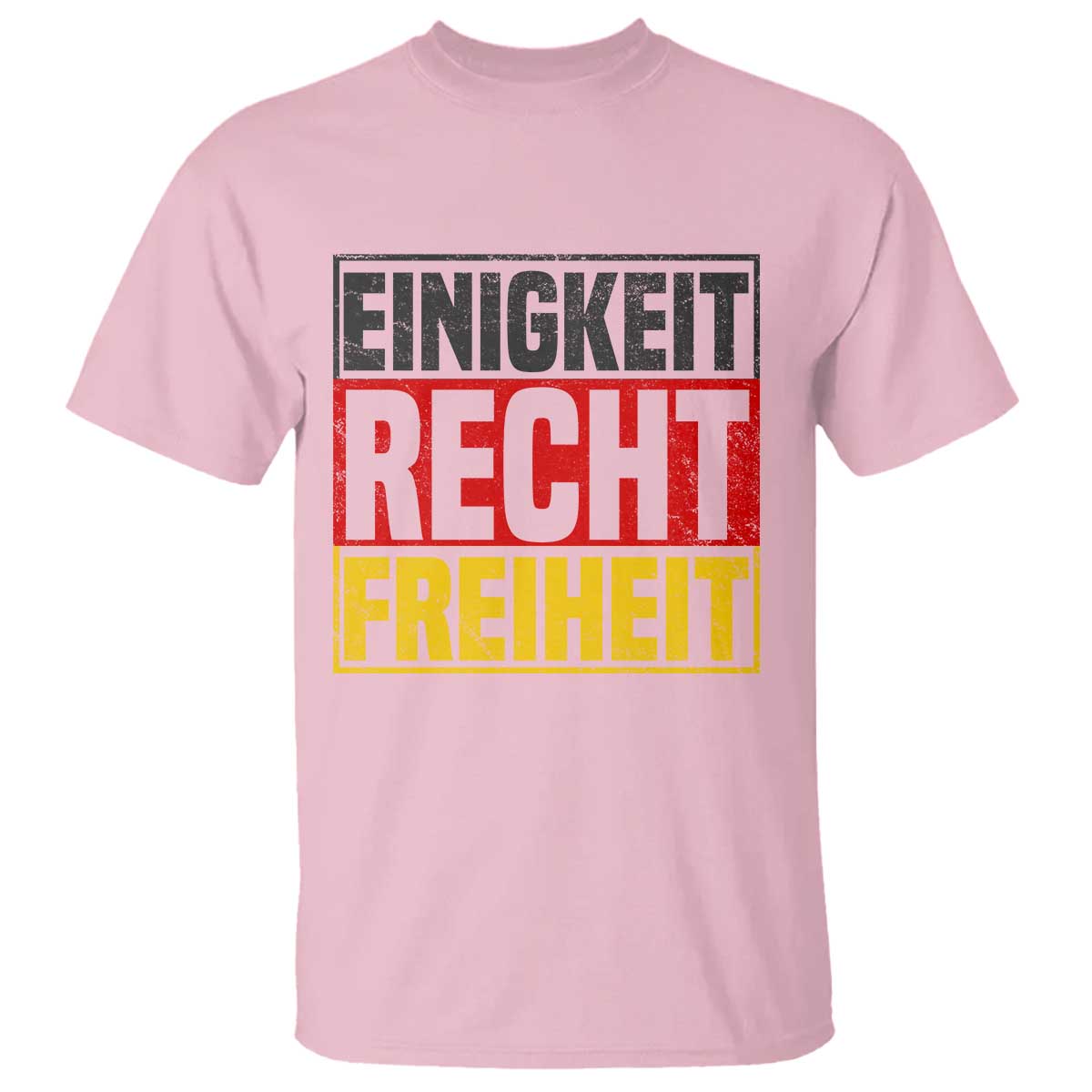 Proud Germany T Shirt Einigkeit Recht Freiheit German Flag - Wonder Print Shop