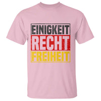 Proud Germany T Shirt Einigkeit Recht Freiheit German Flag - Wonder Print Shop