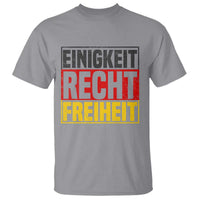 Proud Germany T Shirt Einigkeit Recht Freiheit German Flag - Wonder Print Shop
