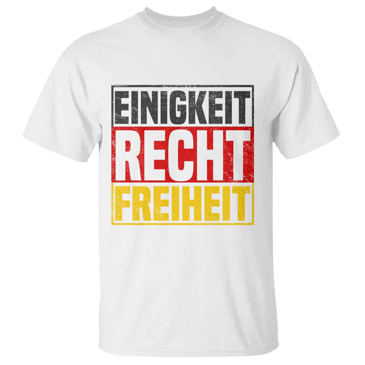 Proud Germany T Shirt Einigkeit Recht Freiheit German Flag - Wonder Print Shop