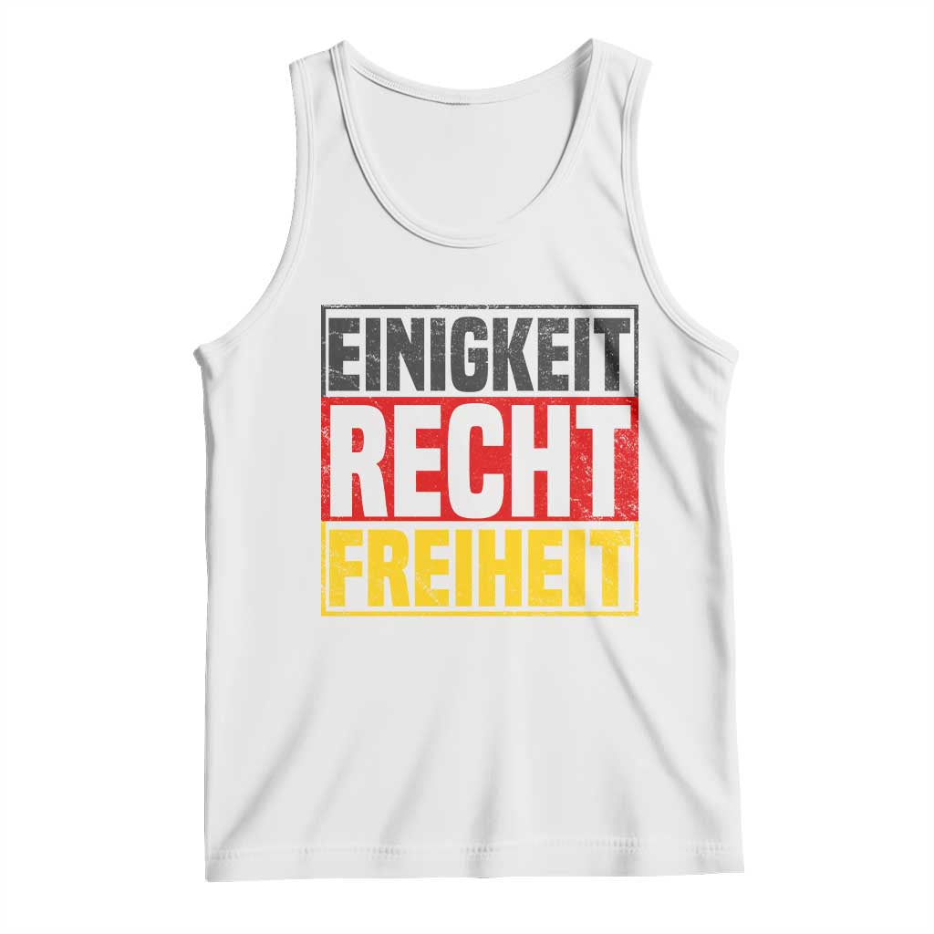 Proud Germany Tank Top Einigkeit Recht Freiheit German Flag - Wonder Print Shop