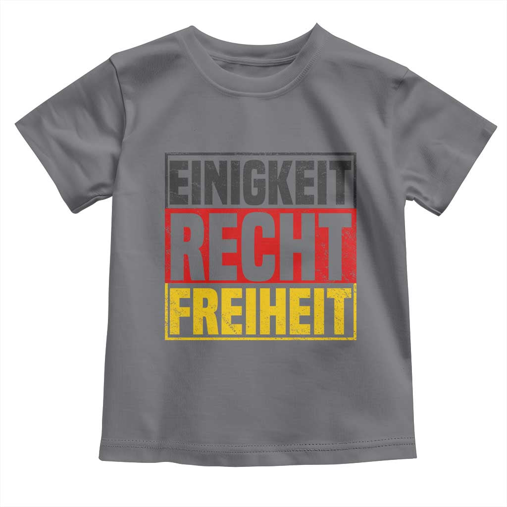 Proud Germany Toddler T Shirt Einigkeit Recht Freiheit German Flag - Wonder Print Shop