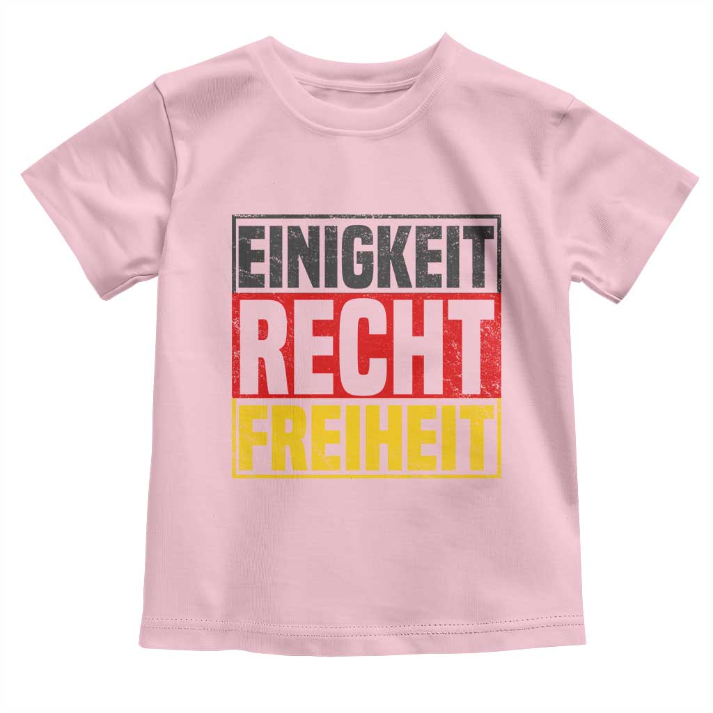 Proud Germany Toddler T Shirt Einigkeit Recht Freiheit German Flag - Wonder Print Shop