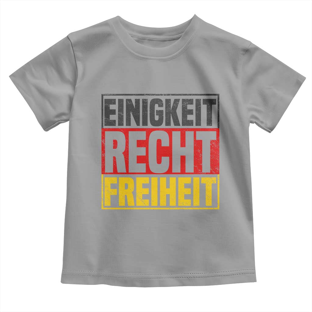 Proud Germany Toddler T Shirt Einigkeit Recht Freiheit German Flag - Wonder Print Shop