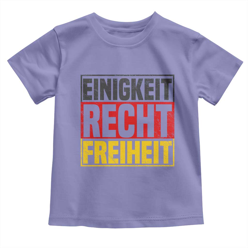 Proud Germany Toddler T Shirt Einigkeit Recht Freiheit German Flag - Wonder Print Shop