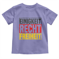 Proud Germany Toddler T Shirt Einigkeit Recht Freiheit German Flag - Wonder Print Shop