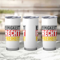 Proud Germany Tumbler Cup Einigkeit Recht Freiheit German Flag - Wonder Print Shop