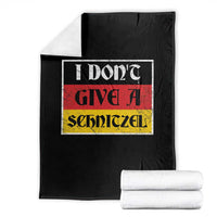 German Beer Drinking Throw Blanket I Don't Give A Schnitzel Oktoberfest - Wonder Print Shop