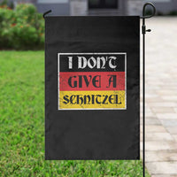 German Beer Drinking Garden Flag I Don't Give A Schnitzel Oktoberfest - Wonder Print Shop