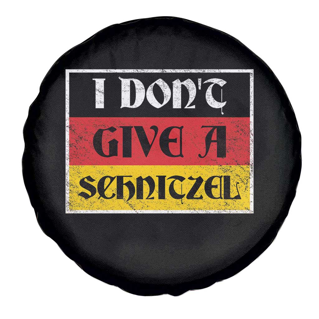 German Beer Drinking Spare Tire Cover I Don't Give A Schnitzel Oktoberfest - Wonder Print Shop