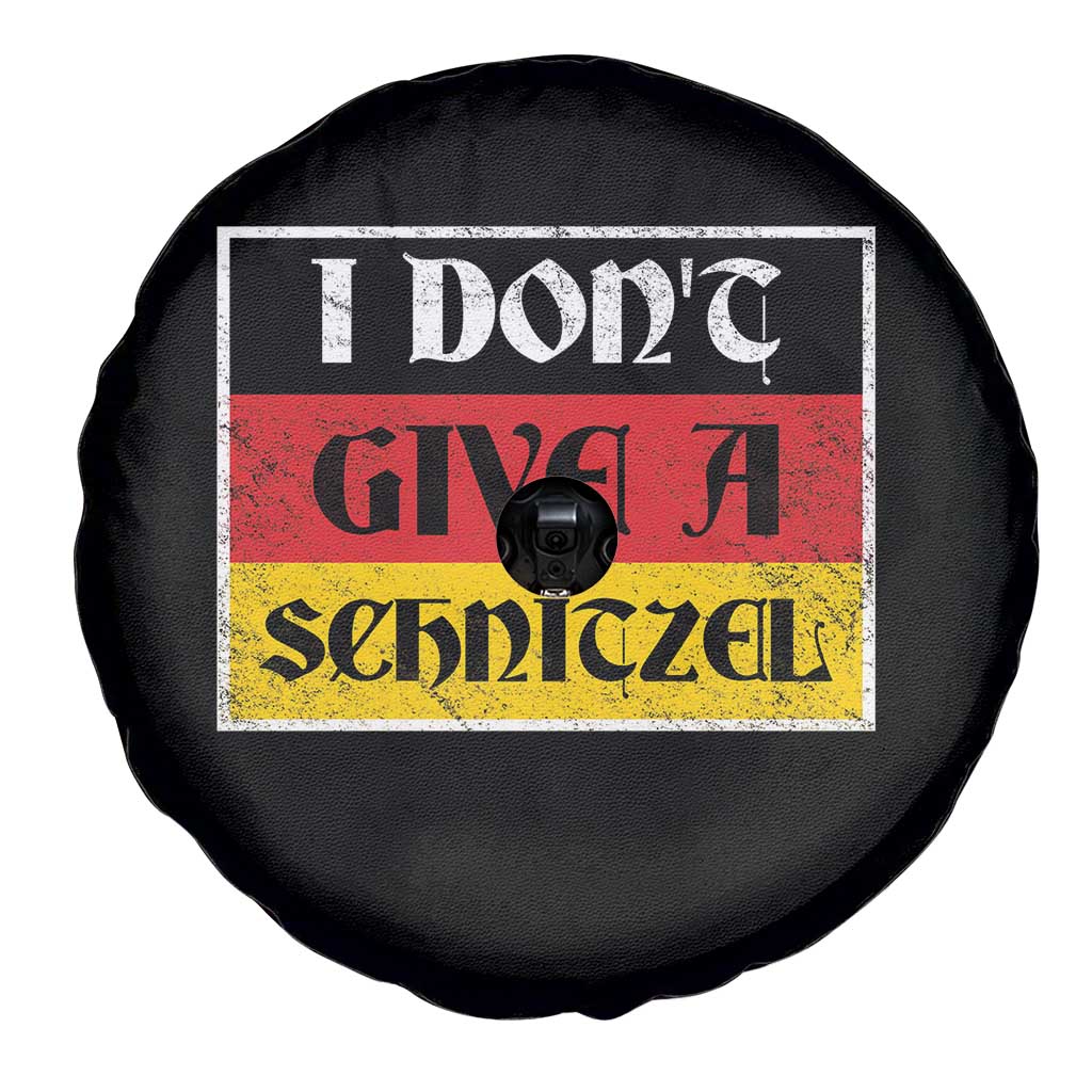 German Beer Drinking Spare Tire Cover I Don't Give A Schnitzel Oktoberfest - Wonder Print Shop