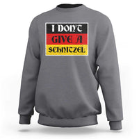 German Beer Drinking Sweatshirt I Don't Give A Schnitzel Oktoberfest - Wonder Print Shop