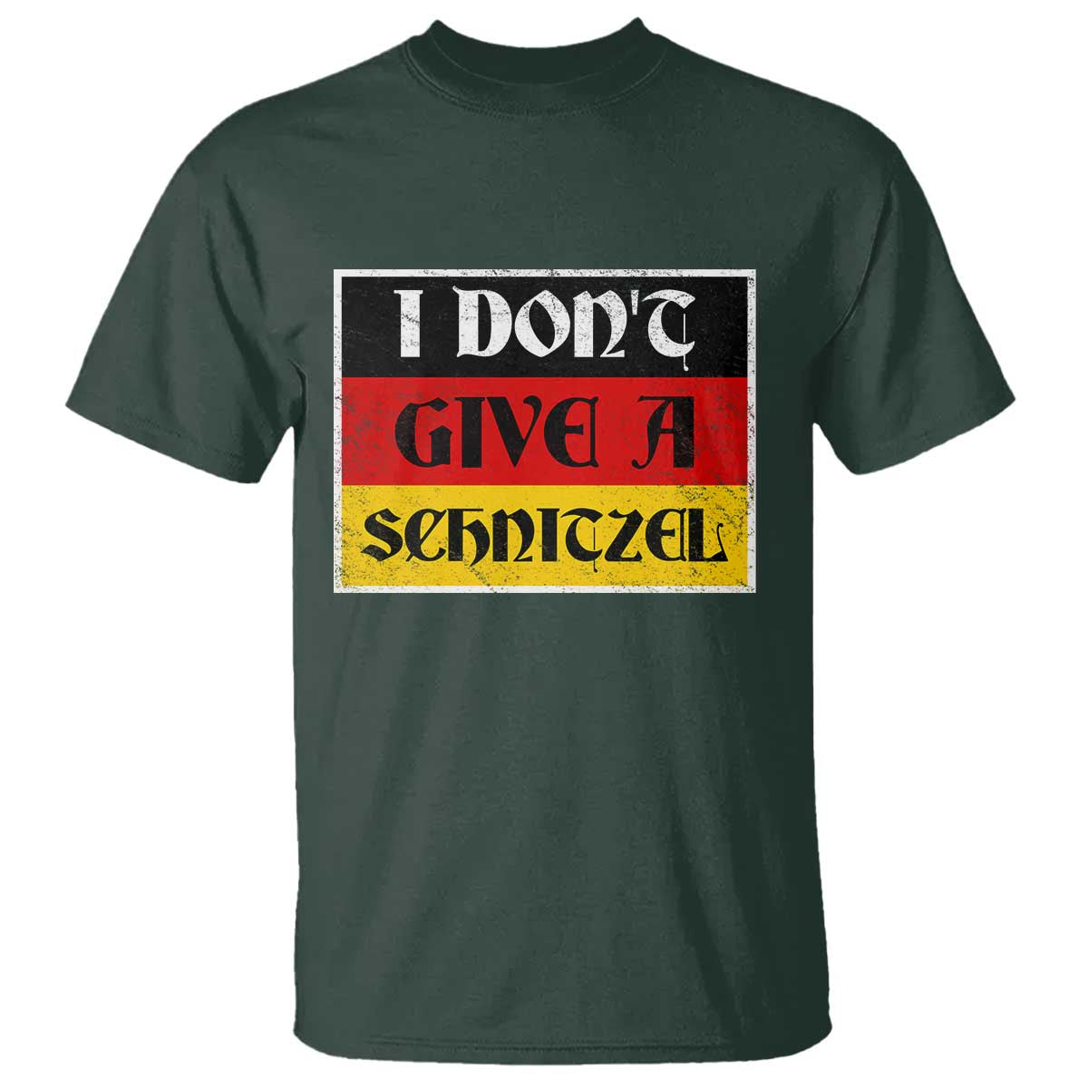 German Beer Drinking T Shirt I Don't Give A Schnitzel Oktoberfest - Wonder Print Shop